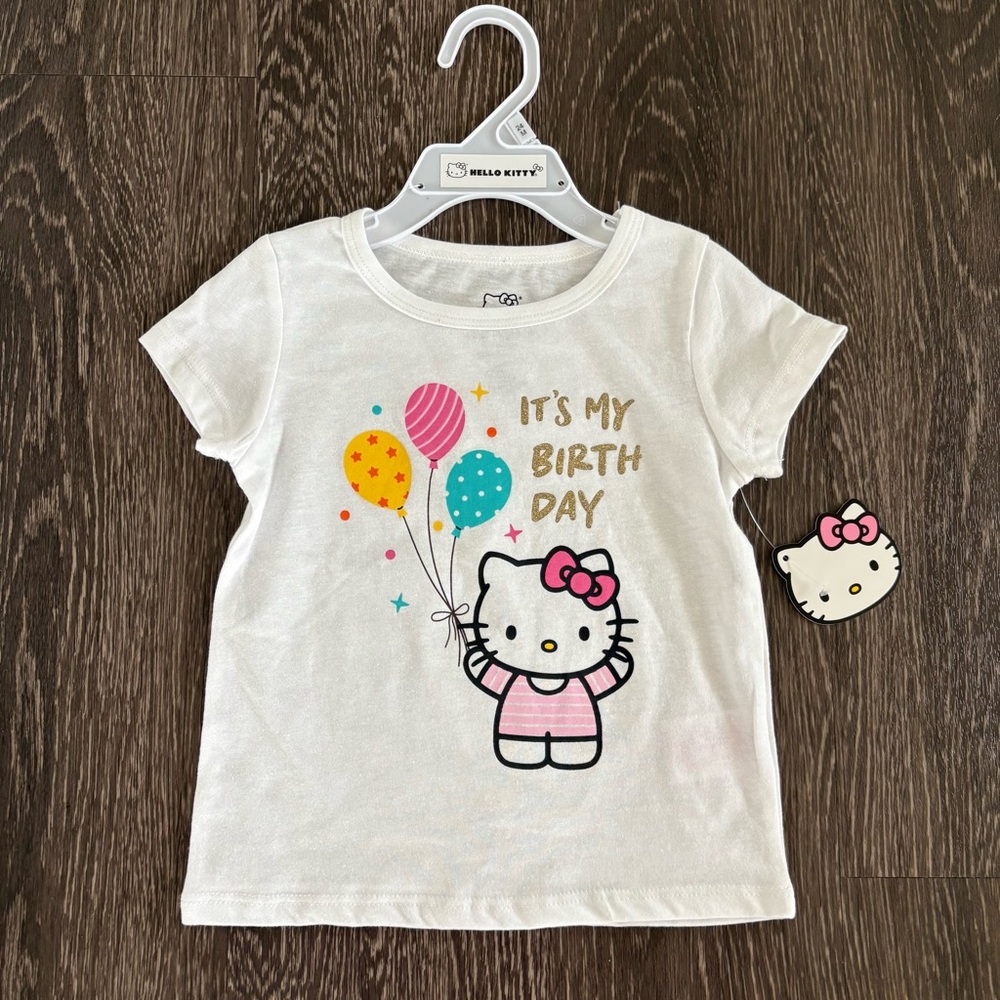 Hello Kitty it’s My Birthday Balloon Tee 24 Months